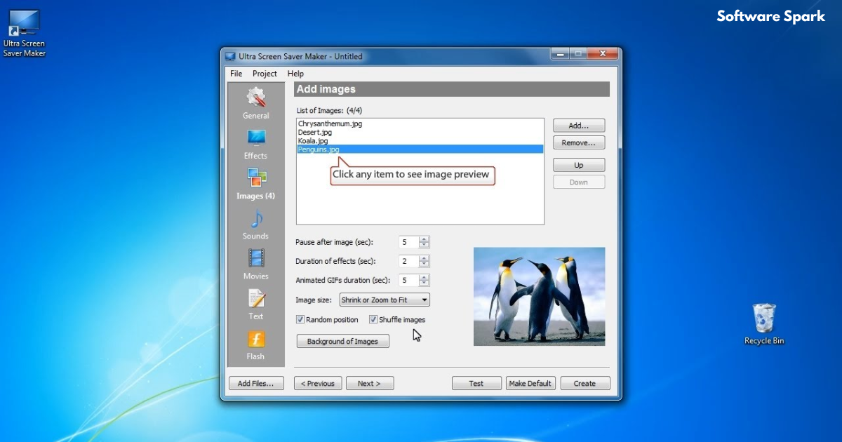 Any Flash Screensaver Maker – To Custom Flash Screensavers