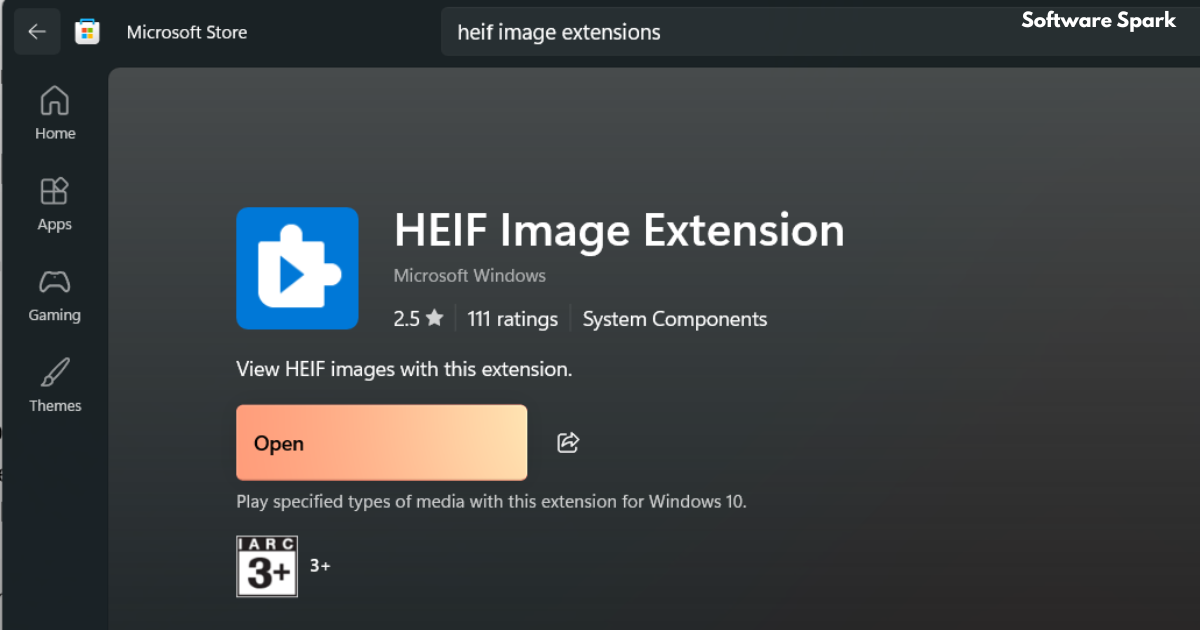 HEIF Image Extensions- Opening HEIC Files on Windows